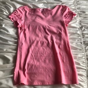 Lilly Pulitzer eyelet short sleeved top 💕
